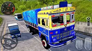 TATA Truck 2515 NP Lorry #18 - Bus Indonesia Car Game - Best Android GamePlay