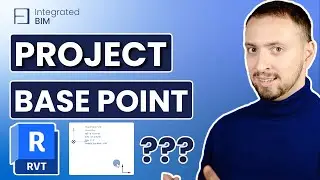 Что такое базовая точка проекта в Revit | Как работает базовая точка проекта