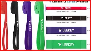 LEEKEY - Juego de bandas de resistencia, bandas de asistencia para dominadas, banda de resistencia