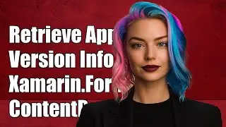 Как получить версию приложения из ContentPage в Xamarin.Forms