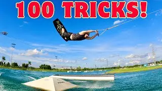 100 Wakeboarding Tricks In A Row!