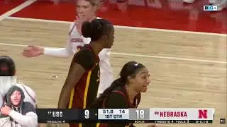 Реакция на матч USC против Небраски | ОСНОВНЫЕ МОМЕНТЫ | Женский баскетбол Big Ten | 29.12.25