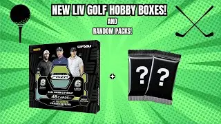 NEW CHANNEL, FIRST SPORTS CARD OPENING! GOLF CARDS, 2024 Panini Prizm LIV Golf Hobby Boxes