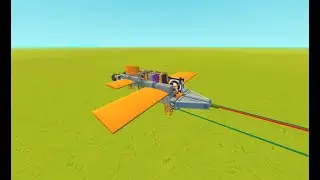 Simple camera controlled plane in Scrap mechanic