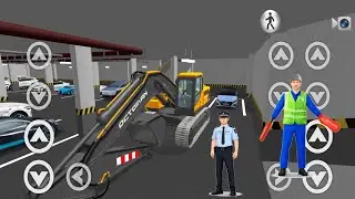 Heavy Excavator Stuck in parking Garage 3D Class Driving 2025 Android gameplay