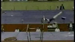 Anne Woynerowski - 1991 Pan Ams Event Finals Uneven Bars
