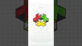 Easy and unique 3d illusion Drawing 🤗/voice by@mr.roshan3dart  #shorts #ytshorts #3d #illusion