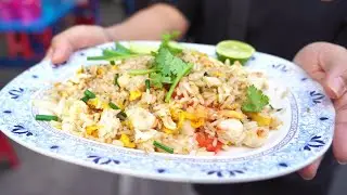 Fried rice with blue crab meat