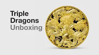 Triple Dragons 3 oz Pure Silver Collectible Coin - Unboxing
