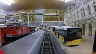 F&uuml;hrerstandsfahrt der MGB von Brig-Ost nach Fiesch