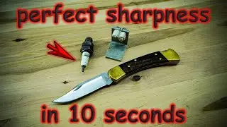 The best knife sharpener made from spark plugs DIY