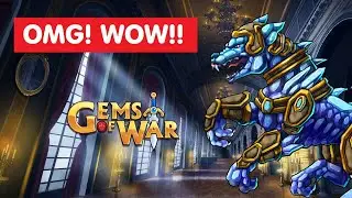 Gems of War Magic Mirror World Event Kryshound ONE SHOT! Team best guide gameplay?