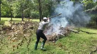 clearing land solo and making a pollinator haven