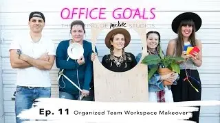Organized Team Workspace Makeover | Office Goals | Mr Kate | Episode 11