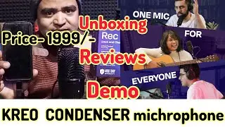 #Kreo#Rec#Condenser#Microphone |#Condenser#Mic#for#Podcast #Condenser#Mic#for#Song#Recording