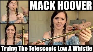 Trying a TELESCOPIC TIN WHISTLE!! | Mack Hoover Low A