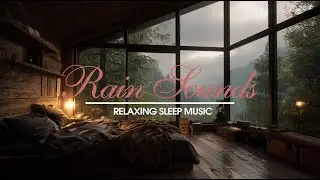 Heavy Rain on Window | Sleep Instantly in Cozy Bedroom (10 hours) 🌧️🏠🛌