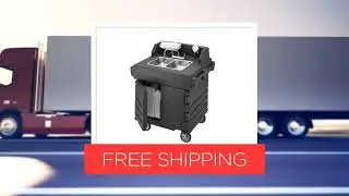 Cambro KSC402192 CamKioskֲ&reg; Hand Sink Cart
