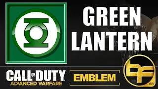 COD Advanced Warfare Emblem Tutorial #161 - Green Lantern Logo