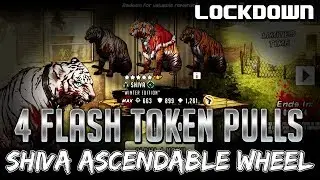 TWD RTS: 8 Flash Token Pulls on Shiva Wheel - The Walking Dead: Road to Survival