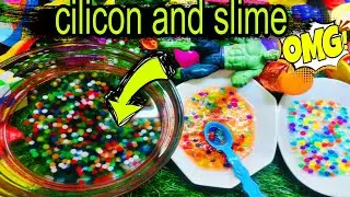 Oddly Satisfying Slime ASMR Soft Touch Slime Sounds Calm #Slime & #Silicone #asmrsounds