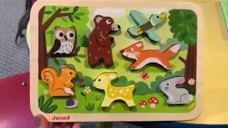 Janod Forest Chunky Puzzle!