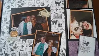 Halloween Scrapbook Mini Album EN