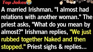 😂 The Sin, the Confession, and the Clever Irish Twist #jokes