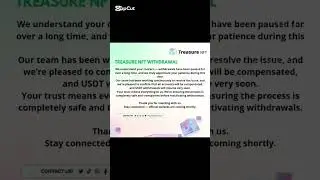 Treasure NFT Withdraw Update Treasure NFT New Update Today #shorts #treasurefun #nft #cryptocurrency