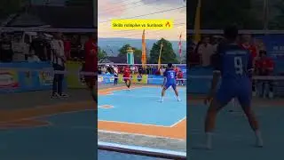 Skills rollspike vs Sunback 🔥 #skills #rollspike #sunback #kedeng #sepaktakrawtarkam #shorts
