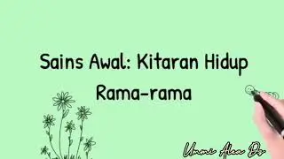Sains Awal Prasekolah: Kitaran Hidup Rama-rama