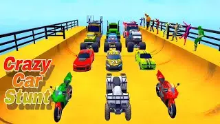 Crazy Car Stunt - Impossible Car Stunts Game