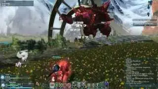 PSO2 - Free Exploration: Ruins(VH) | Rigshrayda Fight