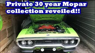 30 year Mopar collection! Superbird, Super Bee, Charger, Road Runner, Lil Red Express!!
