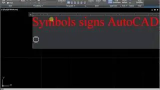 Symbols signs AutoCAD