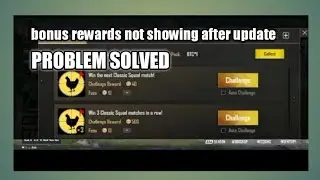 bonus rewards tournament option not showing