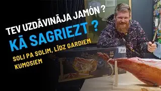 Kā pareizi sagriezt jamón (hamon)