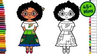 How to Draw Disney ENCANTO Princess👸🏽💃🌮👸🏽 | Step by Step | Easy drawing for kids🌈🌈