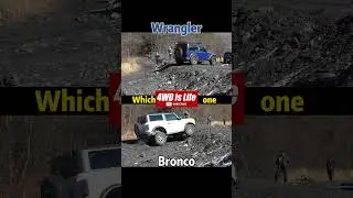 Jeep wrangler vs Ford bronco - Offroad comparison #wrangler #bronco #offroad