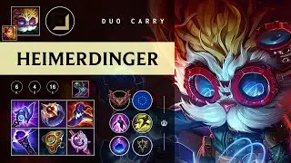 Heimerdinger Carry vs Jhin - EUW Grandmaster Patch 26.01