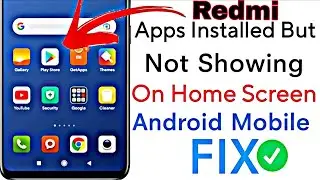 how to fix Installed apps not showing on Home screen android samsung Redmi Infinix Oppo Tacno |