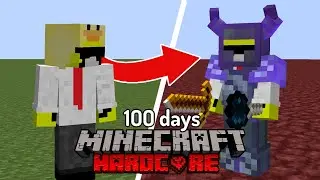 I Survived 100 Days, in the TWILIGHT FOREST Mod in Minecraft