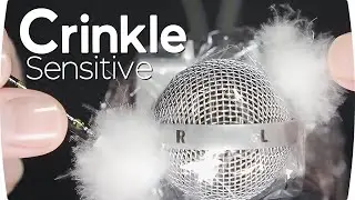 ASMR Close-up Crinkles Sensitive Mic for Sleep & Tingle (No Talking) Plastic, Vinyl, Tingly Brushing