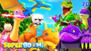 Dinosaur Time Travel Adventure🦖 | Prehistoric Rescue with Super BOOMi | Kids Cartoons | Super BOOMi