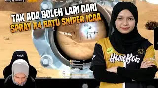 TAK ADA BOLEH LARI DARI SPRAY X4 RATU SNIPER ICAA KAT SCRIM | Pubg Mobile