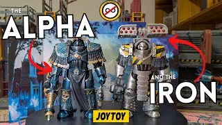 JOYTOY Iron Warriors and Alpha Legion Cataphractii Terminators Review (Warhammer Horus Heresy)