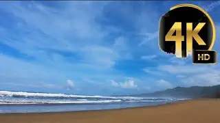 40 minutes ORIGINAL SOUND 4k video Beach and sky