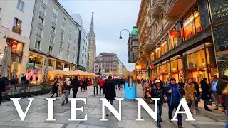 Vienna Austria, Stephansplatz || Walking Tours 4K UHD