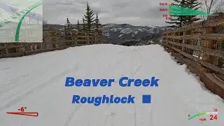 A ski tour down Roughlock at Beaver Creek an Intermediate trail accessed via Arrow Bahn lift
