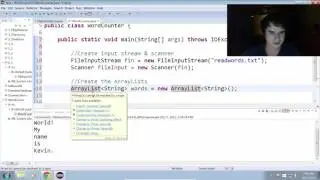 Creating a Word Counting Program in Java (6.1)